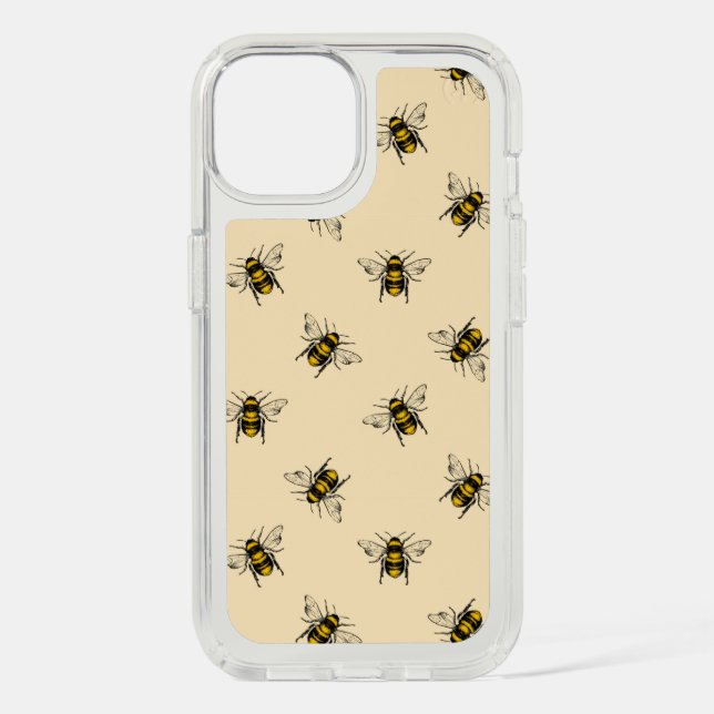 Queen Bee Pattern Speck iPhone Case (Front)