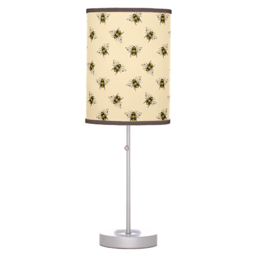 Queen Bee Pattern Table Lamp
