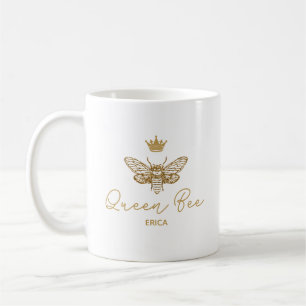 queen bee Personalised Crown Mug Gift wife