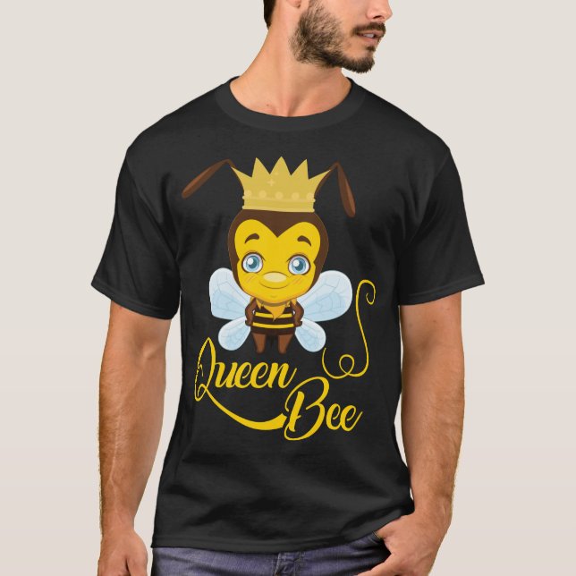 Queen Bee product - Funny Insect Gifts T-Shirt (Front)