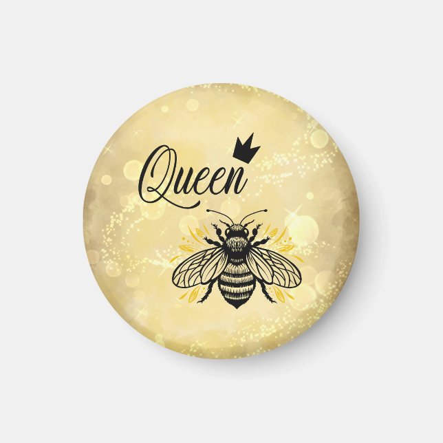 Queen Bee Refrigerator / Other Magnet (Front)