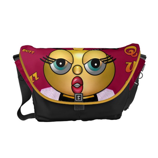 Queen Bee Rickshaw Messenger Bag