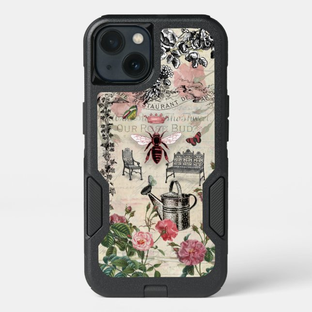 Queen Bee Rose Garden Otterbox iPhone Case (Back)