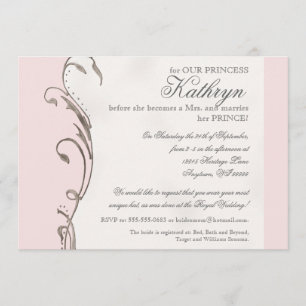 Queen Bee Royal Wedding Bridal Shower Invitation