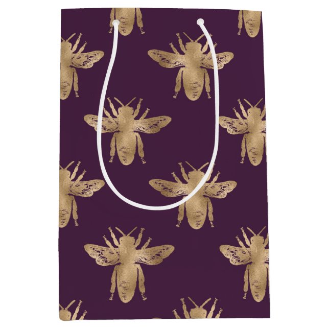 Queen Bee Series Design 4 Medium Gift Bag (Front)