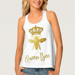 QUEEN BEE Slim Fit Racerback Tank Top