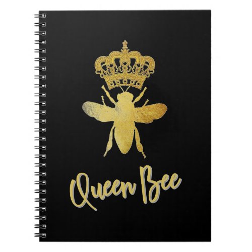 QUEEN BEE Spiral Notebook Journal