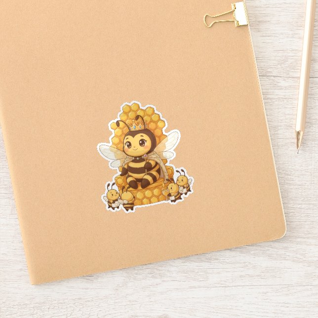 Queen Bee Sticker (Notebook)