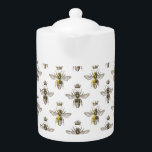 Queen Bee Teapot<br><div class="desc">Queen Bee Tea Pot
Can Personalize</div>