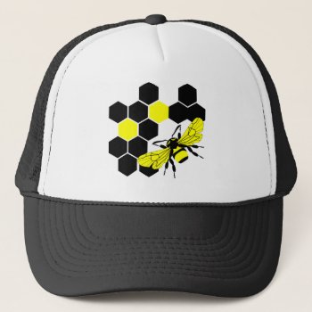 Queen Bee Trucker Hat by BestLook at Zazzle