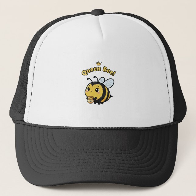 Queen Bee! Trucker Hat (Front)