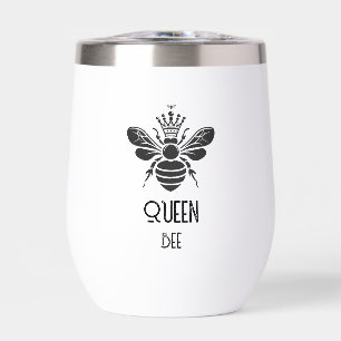 Queen Bee Vibes Stylish Thermal Wine Tumbler