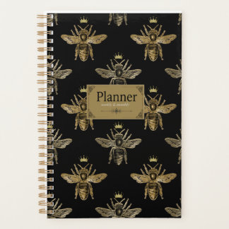 Queen Bee Vintage Style Planner. Planner