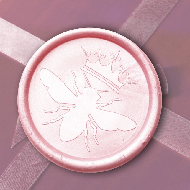 Queen Bee Wax Seal Sticker (Creator Uploaded)