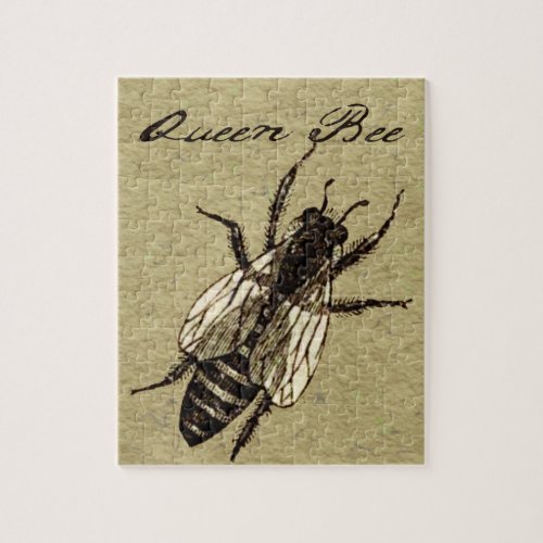 Queen Bee Wildlife Bug Insect Jigsaw Puzzle