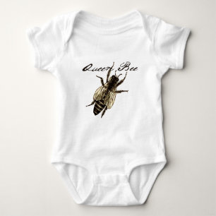 Queen Bee Wildlife Flying Bug Insect Baby Bodysuit