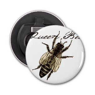 Queen Bee Wildlife Flying Bug Insect Bottle Opener