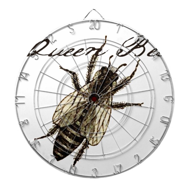 Queen Bee Wildlife Flying Bug Insect Dart Board (Front)