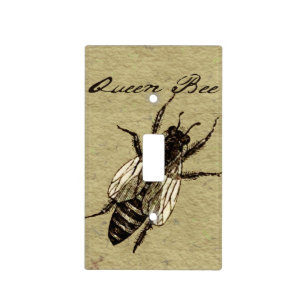 Queen Bee Wildlife Flying Bug Insect Light Switch Cover