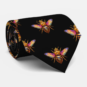 Queen Bee With Crown Neck Tie