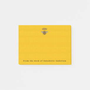 Queen Bee with Crown Post-it Notes