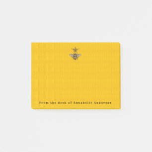 Queen Bee with Ornate Crown Post-it Notes