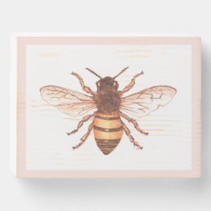 Queen Bee Wooden Box Sign