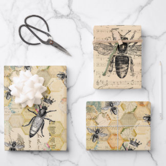 Queen Bee Wrapping Paper Sheets