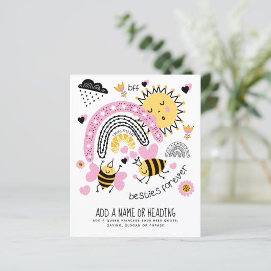 Queen Bees Best Friends Forever Cute BFF Girls (Standing Front)