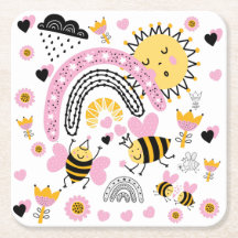 Queen BEES Cute BFF, Baby Girl, Girly Gifts Pink