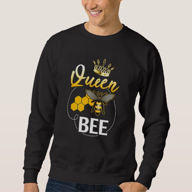 Queen Bees Halloween Costume Honey Beekeeper Beeke Sweatshirt (Front)
