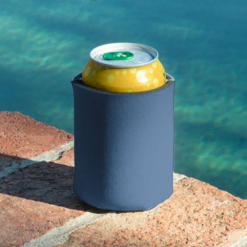 Queen Blue Solid Color Can Cooler