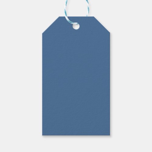 Queen Blue Solid Color Gift Tags
