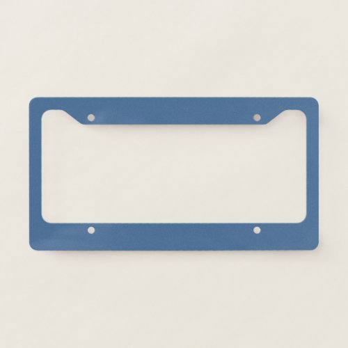 Queen Blue Solid Color License Plate Frame