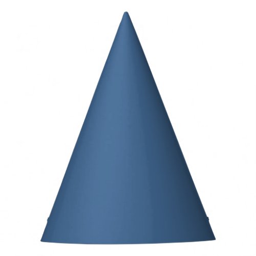 Queen Blue Solid Color Party Hat