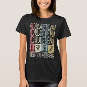Queen born in SEPTEMBER 1952 T-Shirt