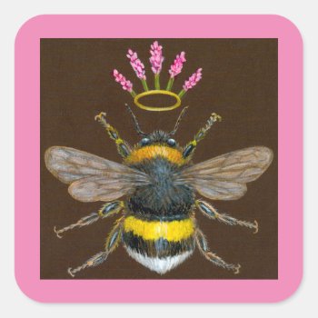 Queen Bumbly Stickers by vickisawyer at Zazzle