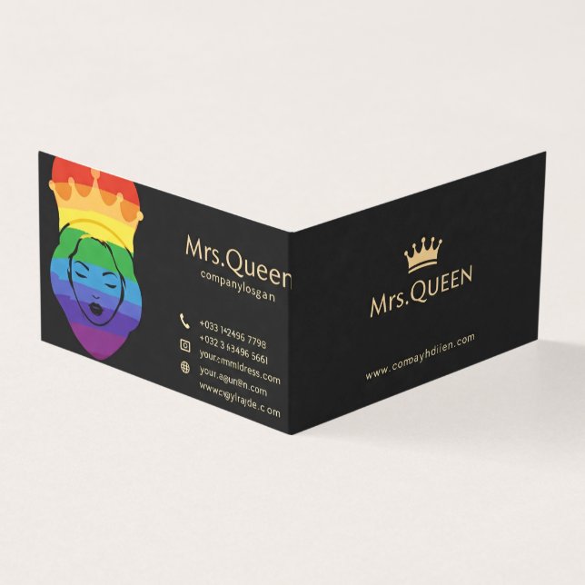 Queen Business Card (Outside)