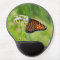 Queen Butterfly Art Wildflower Wrist Mouse Pad
