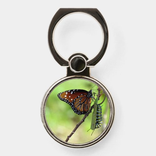 Queen Butterfly _ Monarch Caterpillar Phone Grip