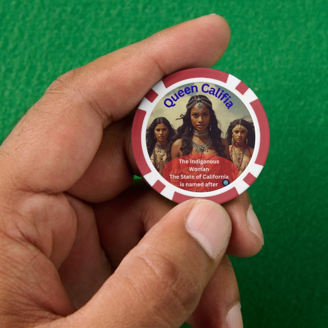 Queen Califia Poker Chips (Hand)