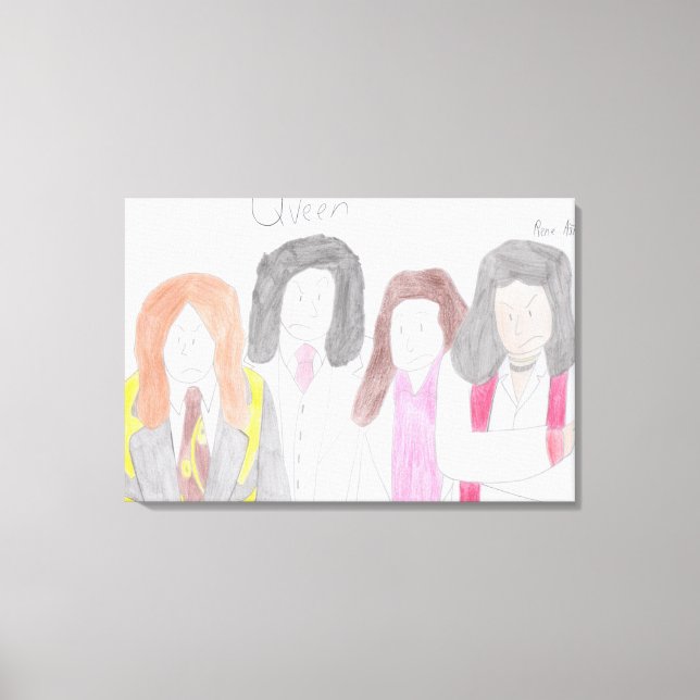 Queen Canvas Print (Front)