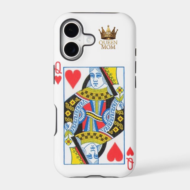 QUEEN CARD IPHONE CASE (Back)