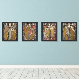 Queen Cards by Margaret Macdonald Mackintosh Wall Art Sets