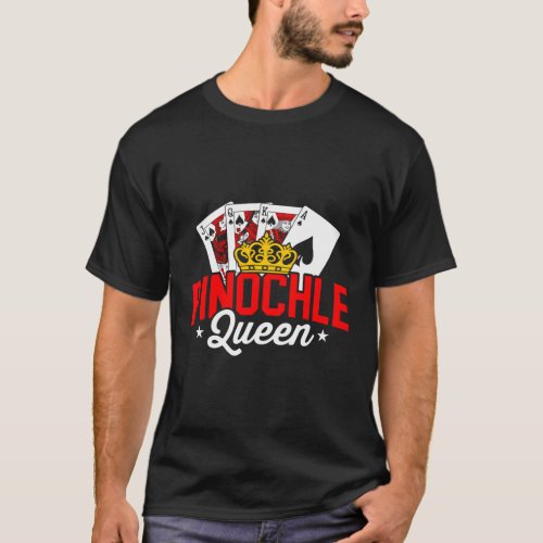 Queen Casino Players Card Gameochle T_Shirt