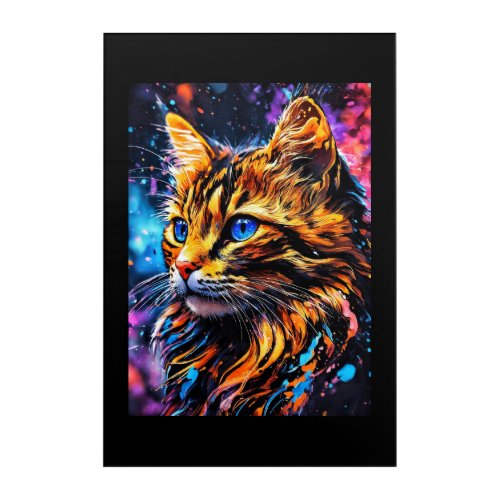 Queen Cat Acrylic Wall Art By Famille Royale 