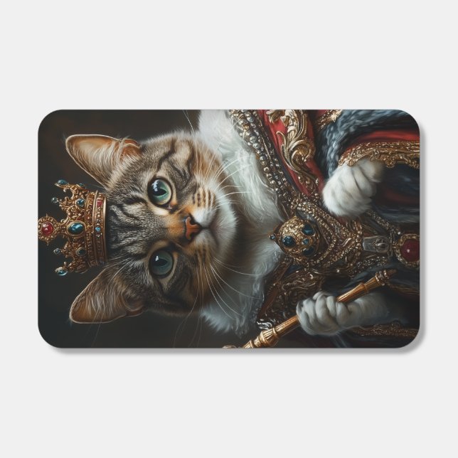 Queen Cat Matchbox – Light with Royal Flair Matchboxes (Front)