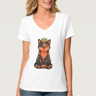 Queen Cat Shirt - Funny Cat Mom Gift - 