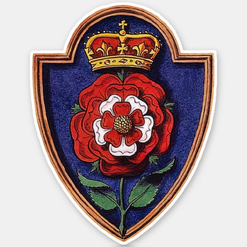 Queen Catherine Howard Royal Badge Tudor Rose Sticker