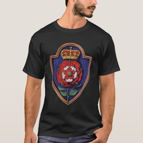 Queen Catherine Howard Royal Tudor Rose Badge T_Shirt